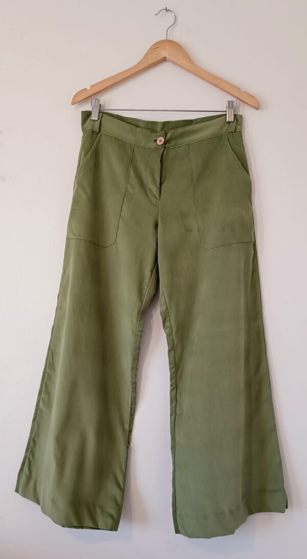 Pantalón Corderoy Verde Limón